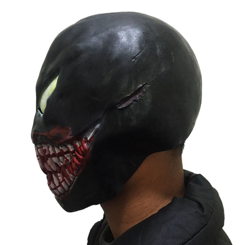 2/style Venom маска для косплея реквизит Эдварда эдида Брока темные маски Человека-паука латексный шлем на всю голову для женщин и мужчин Хэллоуин