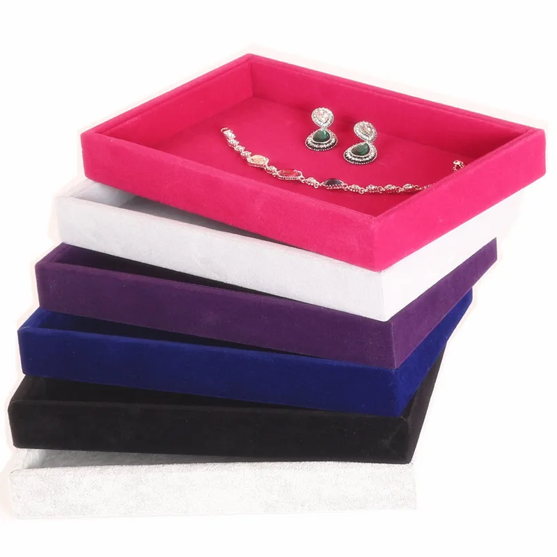 Jewelry Trays Velvet Catch All Jewelry Display Tray Case Earring Ring
