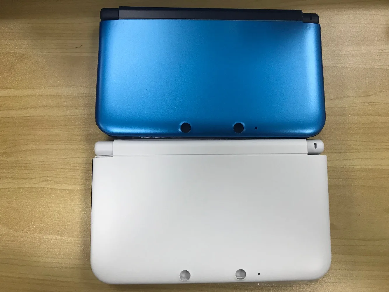 Синий/белый полный набор чехол Корпус оболочка для kingd 3DS LL 3DS XL со стеклом