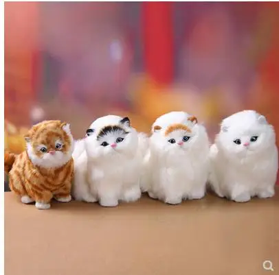 

Toy cat simulation kitten child plush toy cat doll simulation cat-15