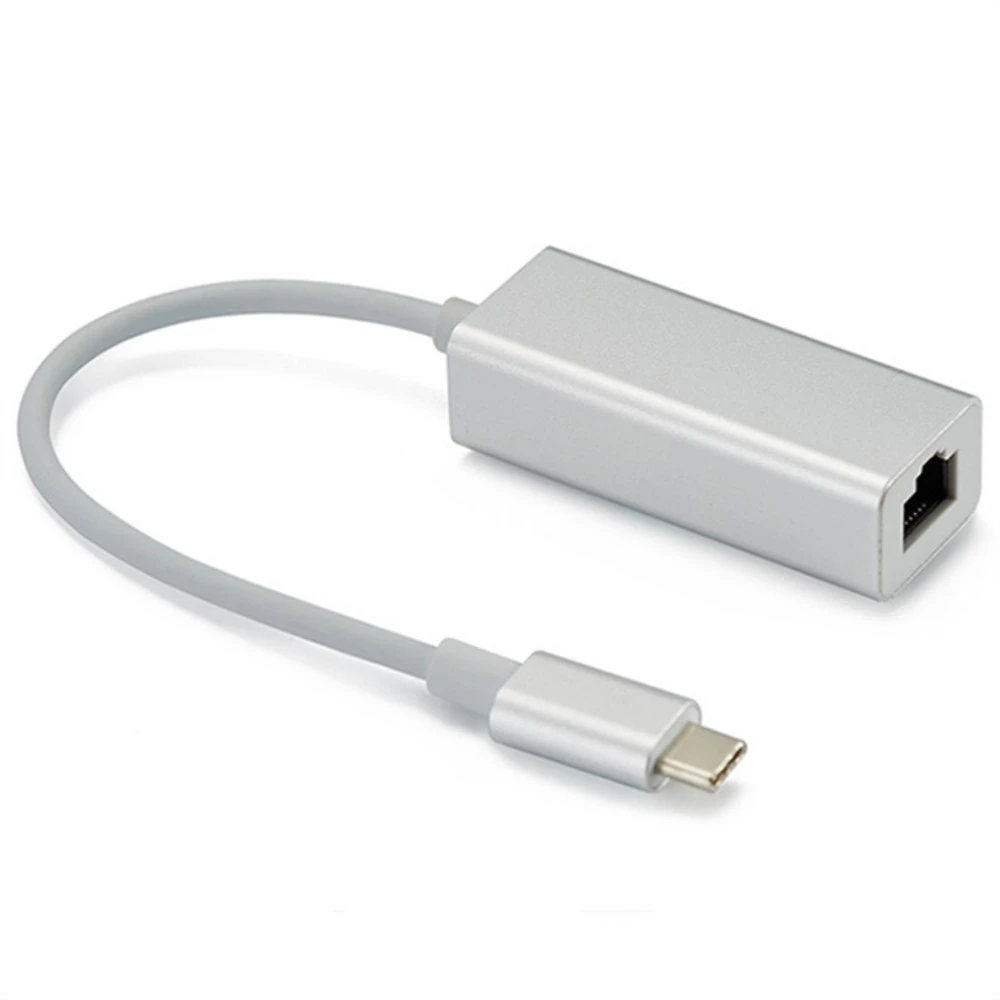 

USB3.1 Type-C To RJ45 Ethernet Lan Cable With for MacBook Windows 7/8/10 Type C Ethernet 100Mbps Ethernet LAN Adapter Cable