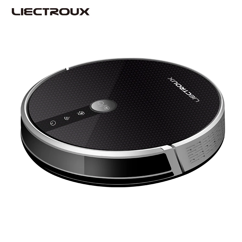 2019 new LIECTROUX Robotic Vacuum Cleaner C30B, Navigation,Memory, Map,Wet&WiFi, remote from phone,3000Pa Suction,water tank