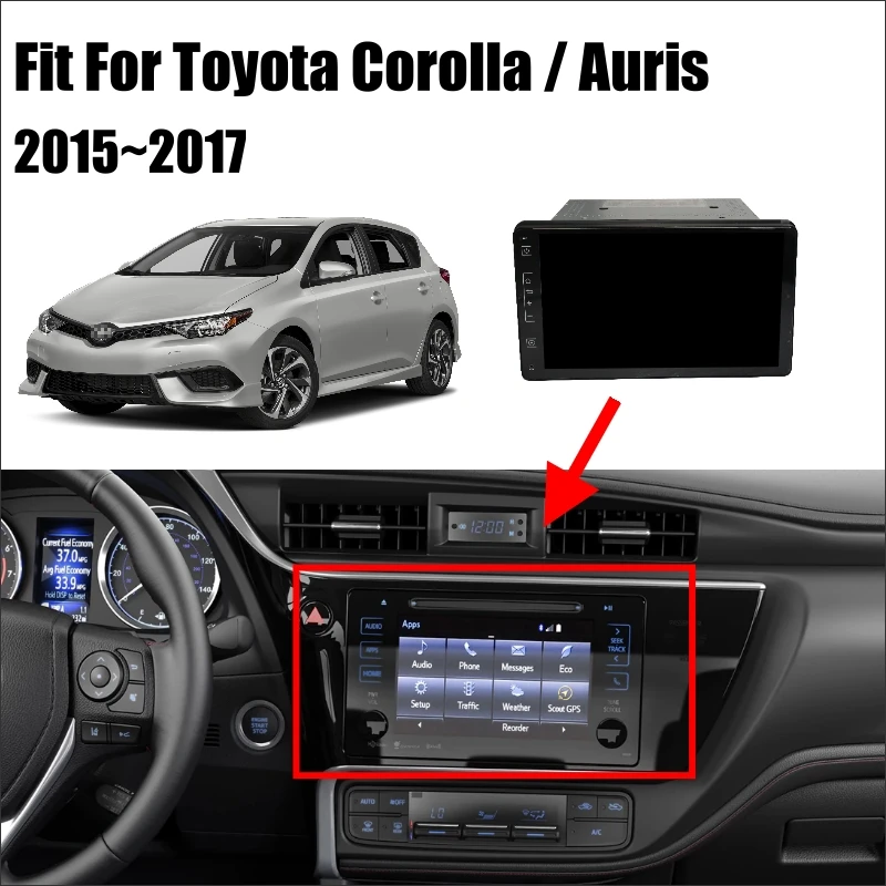 Perfect YESSUN Android Radio Audio For Toyota Corolla / Auris 2015~2017 GPS Player Navi Nav Map Stereo Multimedia (No CD DVD) 1