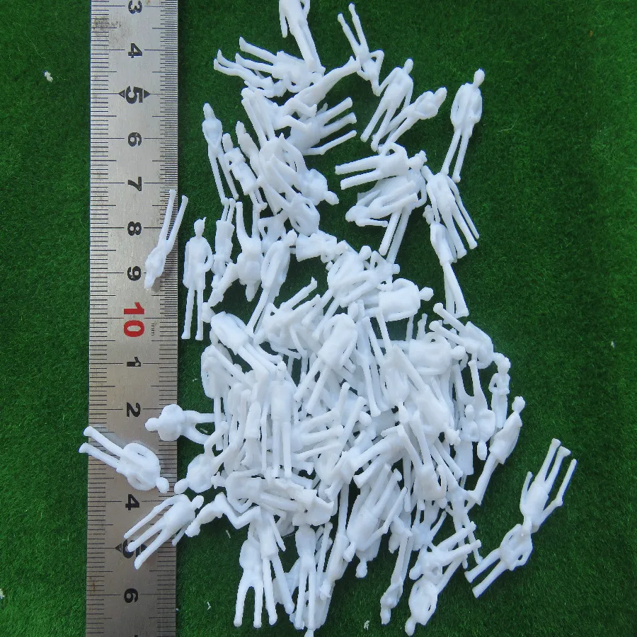architecture model white figure in building  (5)
