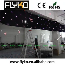 1X20 м rgb3в1 полноцветный светодиодный видео DJ задник кабинки