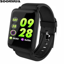 SOONHUA M28 Bluetooth Smart Часы-браслет сердечного ритма крови Давление крови кислородом монитор дистанционного Камера Фитнес смарт-браслет