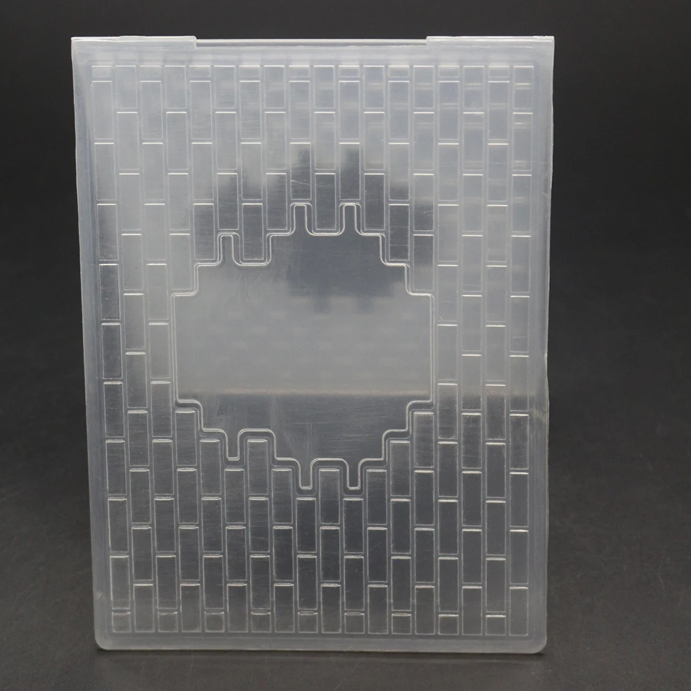 

ForeWan Clear Wall Cover Frame Metal Steel Cutting Dies Stencil for DIY Scrapbooking Crafts Paper Decorative Card Embossing Dies