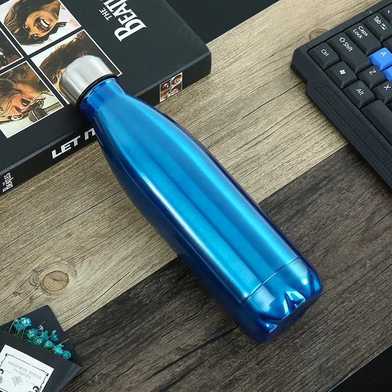 Велосипедная вакуумная колба портативный Одноцветный термос бутылка для воды с холодной теплоизоляцией тренажерный зал спортивная чашка