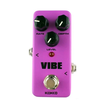 

KOKKO Guitar Mini Effects Pedal Vibe - Analog Rotary Speaker Effect Sound Processor Portable Accessory for Guitar and Bass - F