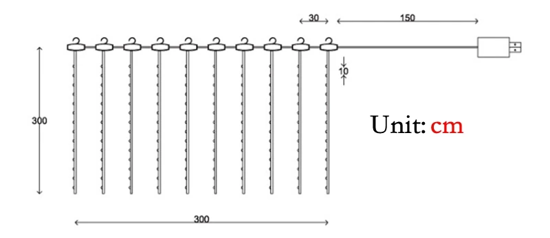 USB дистанционный Серебряный/медный занавес из нитей свет 3 м* 3 м Светодиодная сказочная гирлянда Рождественская гирлянда наружные Свадебные вечерние украшения для дома