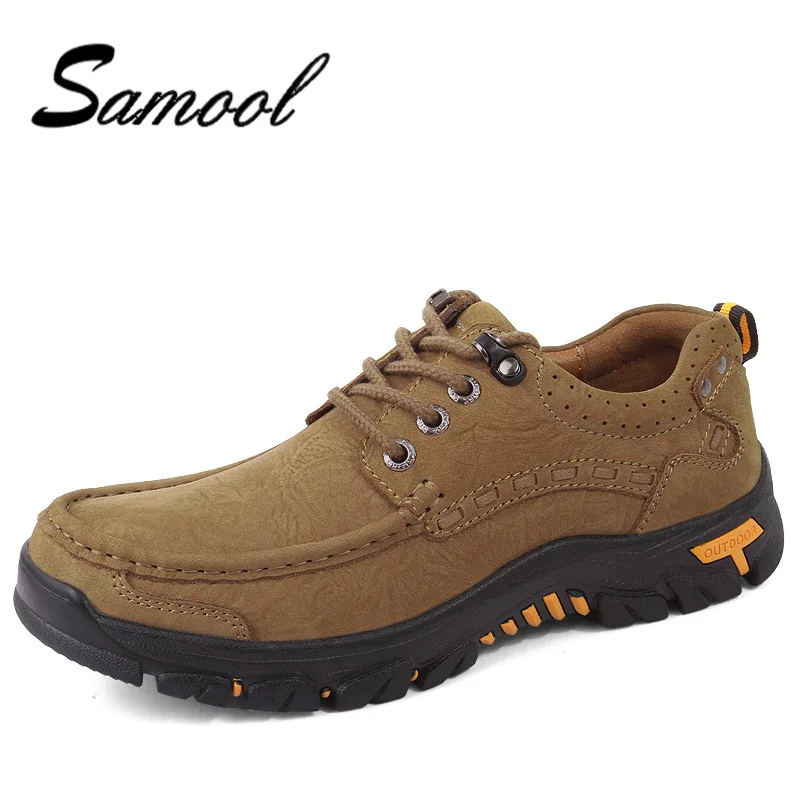 

2018 New Men Shoes British Style Genuine Leather Casual Autumn Fashion Shoes Outdoor Footwear for Flats Casual Men Shoe 4