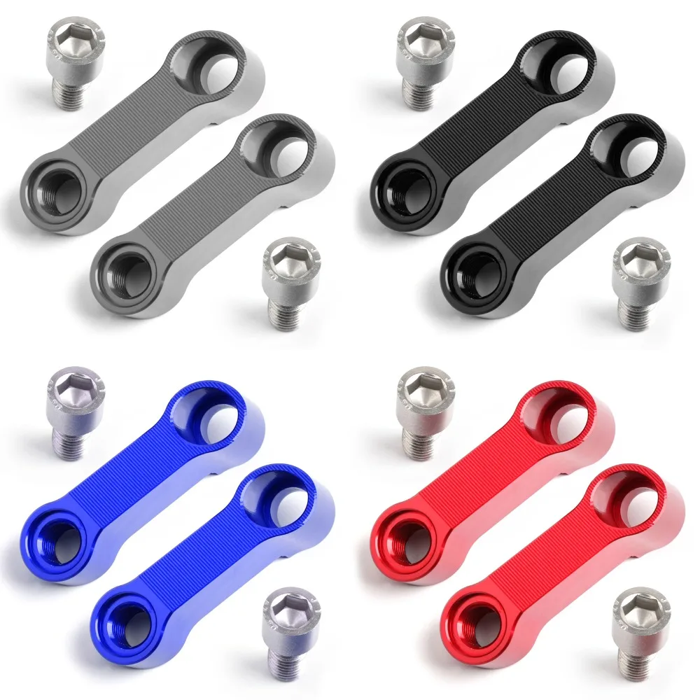 Motorcycle UNIVERSAL Mirror Risers Extenders Adapter For