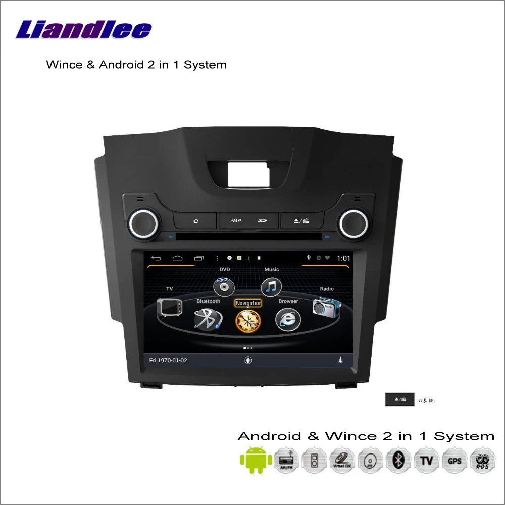 Sale Liandlee For Chevrolet Colorado / S10 2012~2013 Car Radio BT CD DVD Player GPS Nav Navigation Wince & Android 2 in 1 S160 System 3 Sale Liandlee For Chevrolet Colorado / S10 2012~2013 Car Radio BT CD DVD Player GPS Nav Navigation Wince & Android 2 in 1 S160 System 3