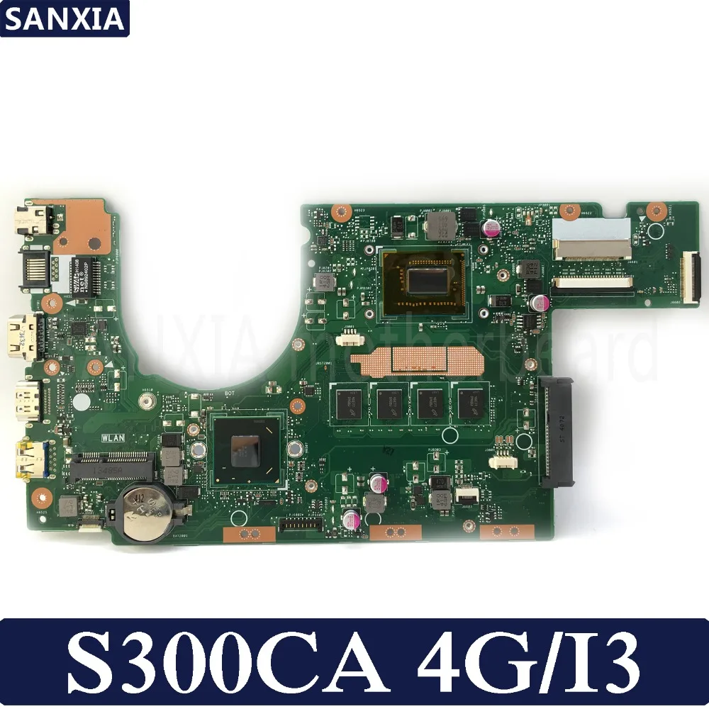KEFU S300CA Laptop motherboard for ASUS VivoBook S300CA S300C S300 Test original mainboard 4G RAM I3 CPU