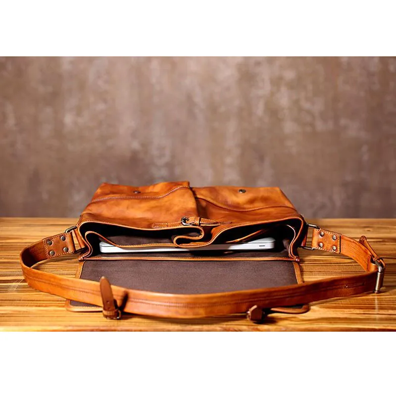 Gegerbtem Männlichen Retro Design Leder Umhängetasche 2 Original Importiert made Paket Hand Aetoo 1 wxBqFp0tX