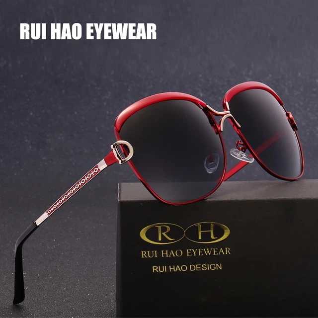 RUI HAO EYEWEAR Brand Fashion Sunglasses Women Driving Polarized Sunglasses  Women Sun Glasses UV 8702 - AliExpress