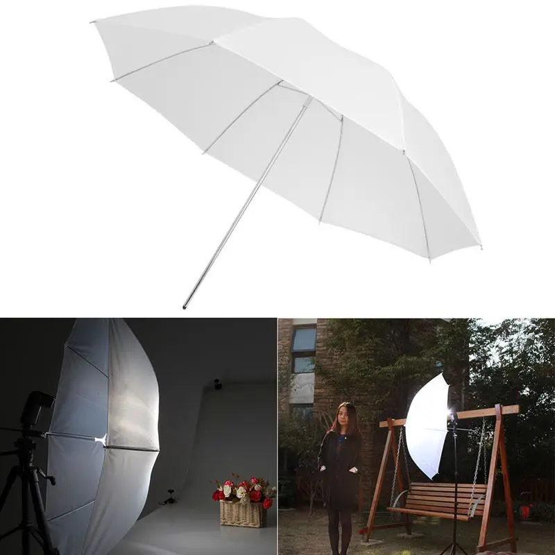 3" студийный Стандартный рассеиватель для вспышки прозрачный мягкий светильник белый зонт