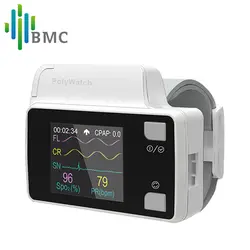 BMC YH-600B PolyWatch клиническоемедицинское оборудование CPAP сонной диагнастики с трубкой и  TF  карта и  черной сумкой