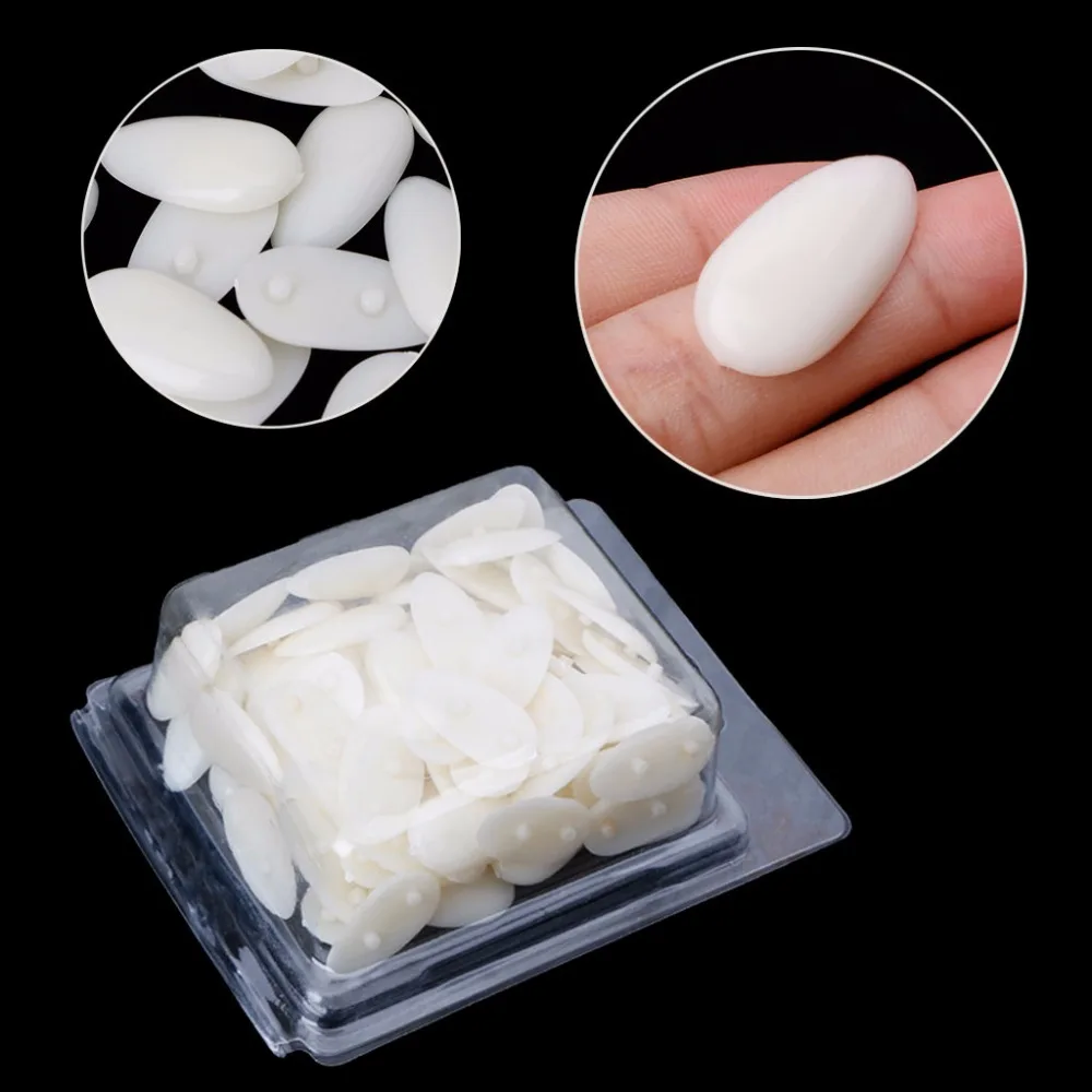 

MAANGE 100 PCS Full Nail Tips Removable Practice Tips for Training Display Stand Holder Tools Professional 3TL00653