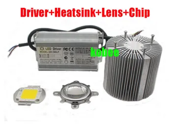 

100W High Power LED + Waterproof LED Driver + Lens Reflector + Heatsink Cooler