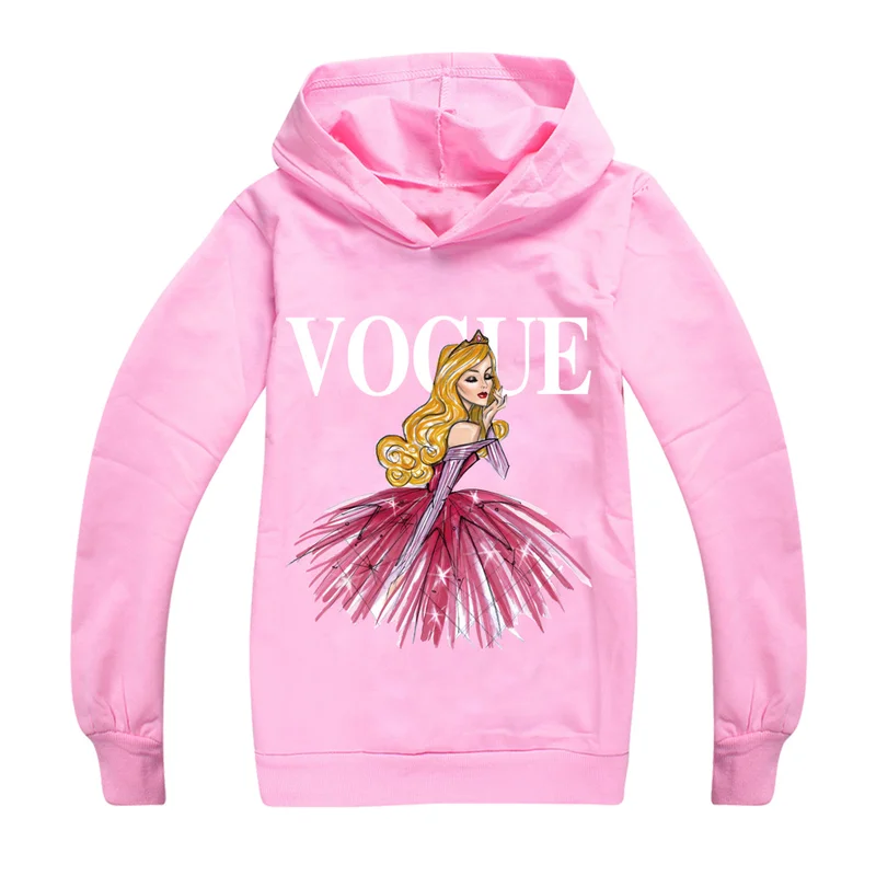 

vogue clothing hoody Tshirt for Girls clothes christmas sweatshirt thanksgiving for kids long sleeve hoodies princess print tops
