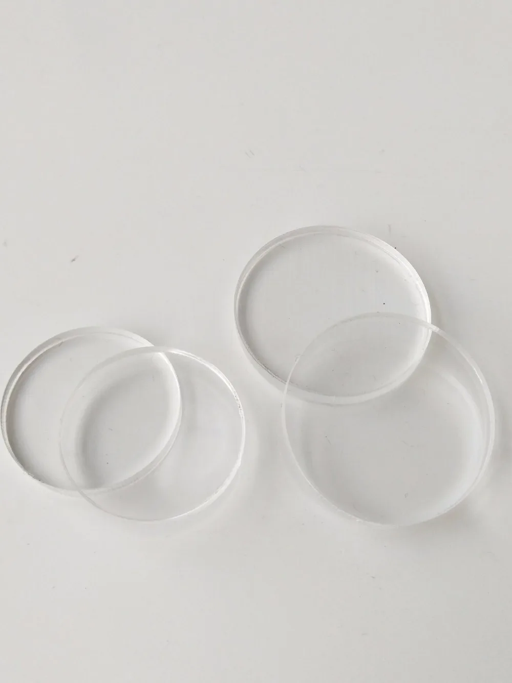 Clear Round Sheet plexiglass 1pc Acrylic Plastic 3//16/" x 7/" Circle