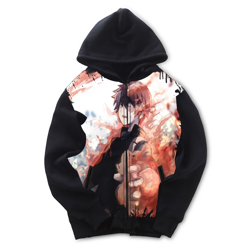 My Hero Academia Bakugo Katsuki Anime Printed Zipper Hoodie 6