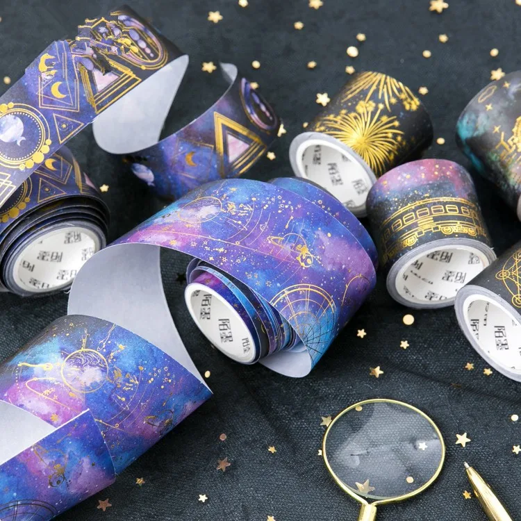 "Magic World" 1 Roll Masking Tape Washi Tape 5m Beautiful Scrapbooking