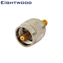 Eightwood 5 шт. автомобильный CB радио антенный адаптер SMA разъем для UHF штекер прямой подходит для Baofeng UV 5R Kenwood QUANSHENG TYT