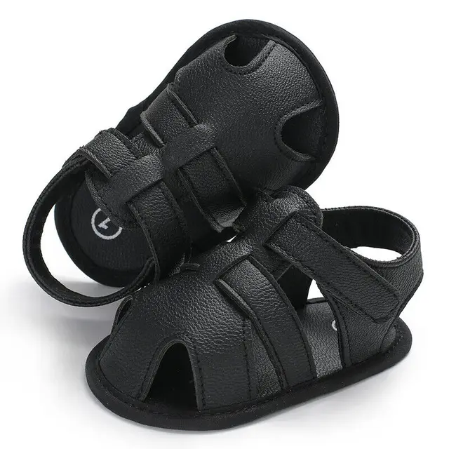 2019 Baby First Walkers Baby 0-18 months Boy Girl Slippers Toddler Kids Nursery School Summer New Leather Shoes 4