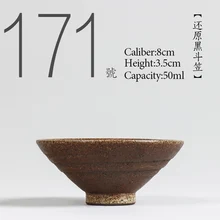 № 171 китайский резинковый шланг высокого качества Керамика чайная чашка 50 мл кунг-фу чайный сервиз фарфор японский Стиль ручной росписью чашка маленькая чаша для чая