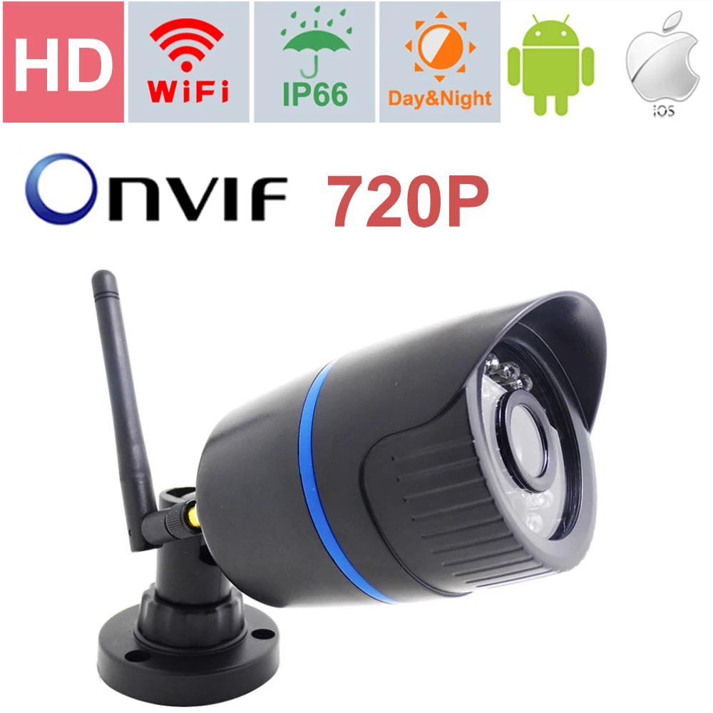  ip camera 720p HD wifi outdoor wateproof cctv security system surveillance mini wireless cam infrared P2P weatherproof mini home 