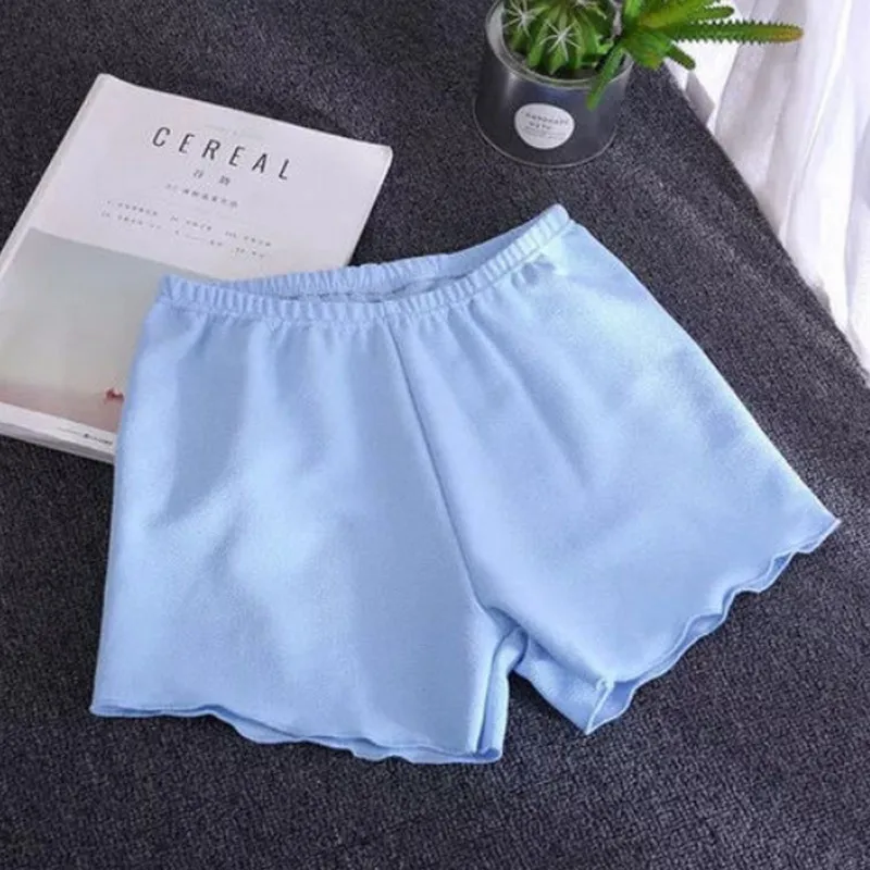 Soft Мягкие Бесшовные Короткие брюки женские летние под юбки шорты плюс размер с