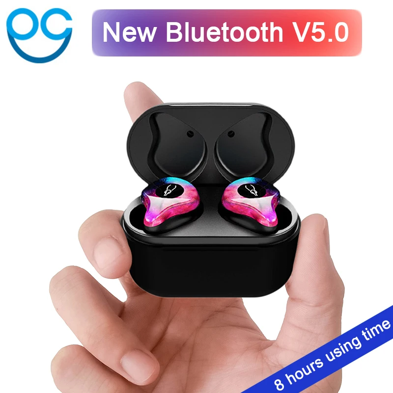 Professional Twins Mini 3D Stereo Sound V5.0 Bluetooth Earphone Invisible True Wireless Waterproof Sport Earbuds with Power bank Professional Twins Mini 3D Stereo Sound V5.0 Bluetooth Earphone Invisible True Wireless Waterproof Sport Earbuds with Power bank