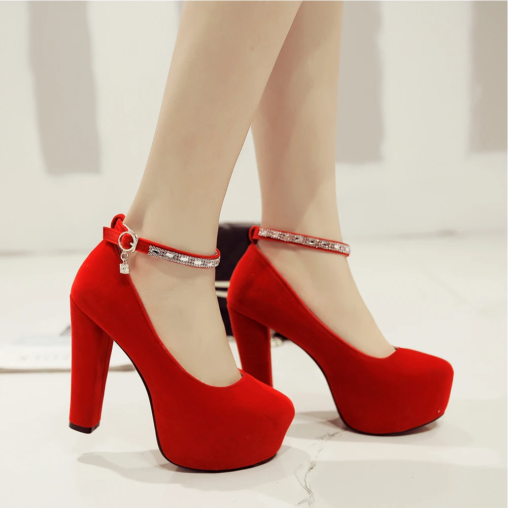 Lapolaka New Arrivals Hot Sale Chunky High Heels Buckle Strap Mary Janes Pumps Woman Shoes Platform Shoes Woman Pumps