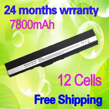 

Replacement High Capacity Black 12 Cells laptop battery FOR ASUS 70-NXM1B2200Z A31-K52 A32-K52 A41-K52 A42-K52 A31-B53 A32-N82