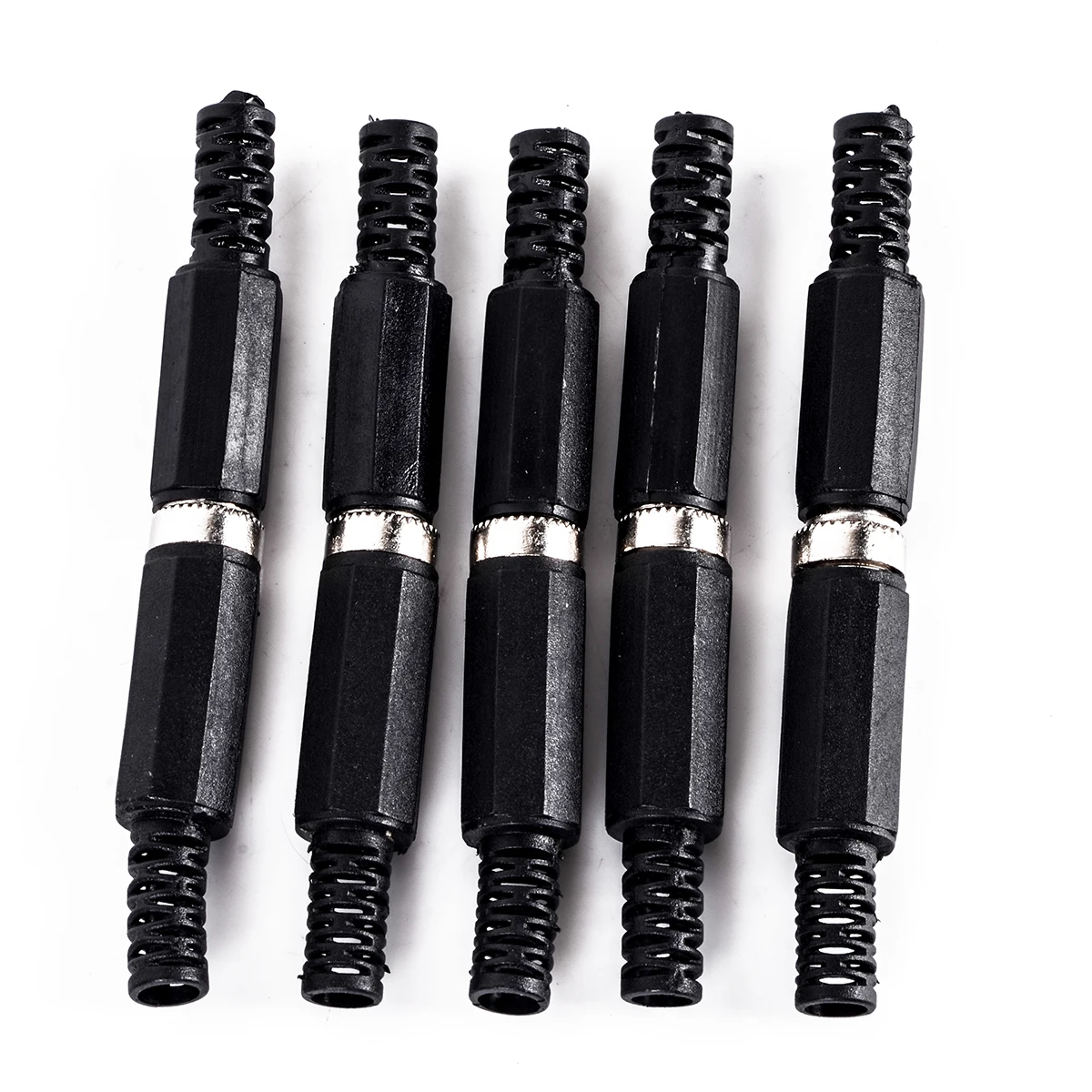 10pcs Male / Female DC Power Jack Plugs 2.1mm x 5.5mm DIY Projects Socket Adapter Connectors