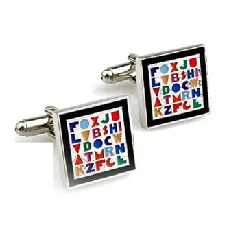 

TZG09304 Enamel Cufflink 15 Pairs Wholesale Free Shipping