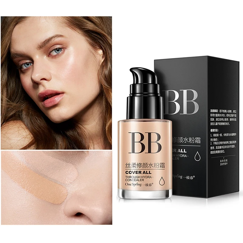 2019 Skin-friendly BB Cream Moisturizing Cover Blemishes Even Skin Tone Smudge-proof BB Cream 2019 Skin-friendly BB Cream Moisturizing Cover Blemishes Even Skin Tone Smudge-proof BB Cream