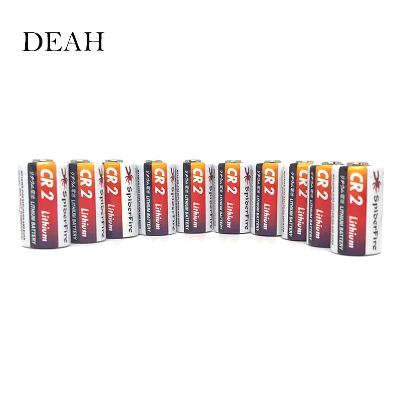 

10pcs 3V 850mah CR2 CR15H270 CR15266 lithium battery for flashlight Headlamp alarm system Positioning instrument rangefinder