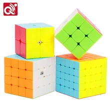 QiYi 2x2x2 3x3x3 4x4x4 5x5x5 магические Пазлы куб детские игрушки скоростной куб обучающий Развивающий Пазл магические игрушки волшебный куб для детей