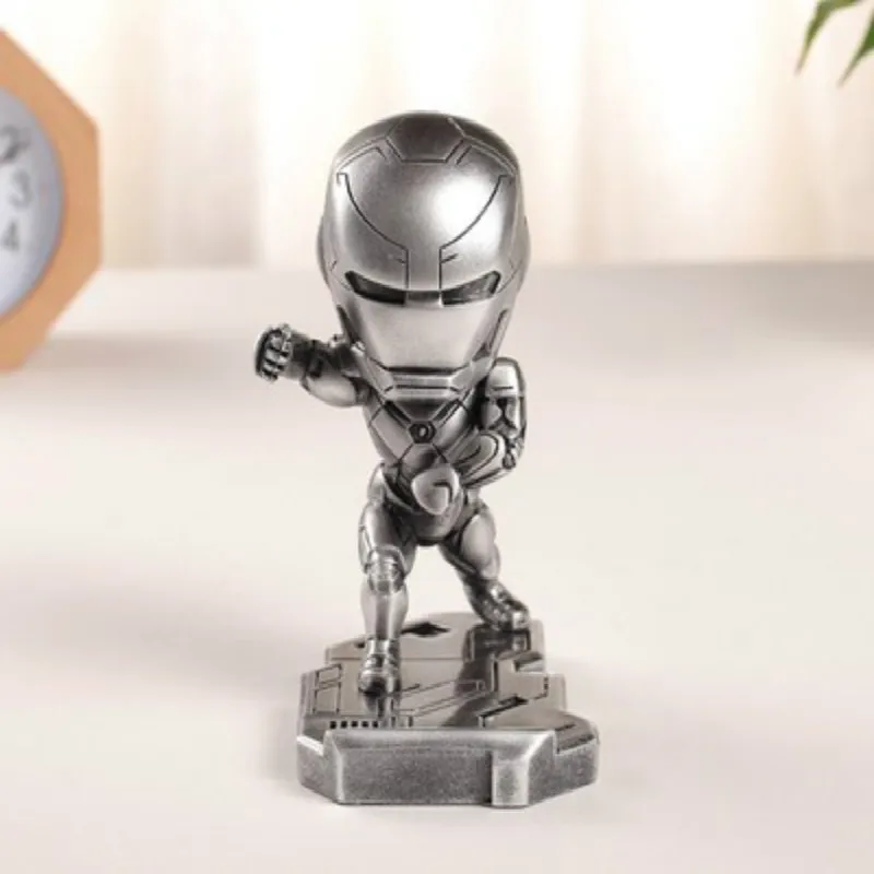 

Marvel Avenger Iron Man Mobile Phone Desktop Holder Stand For Iphone Samsung Mini Captain America Desk Bracket Gift