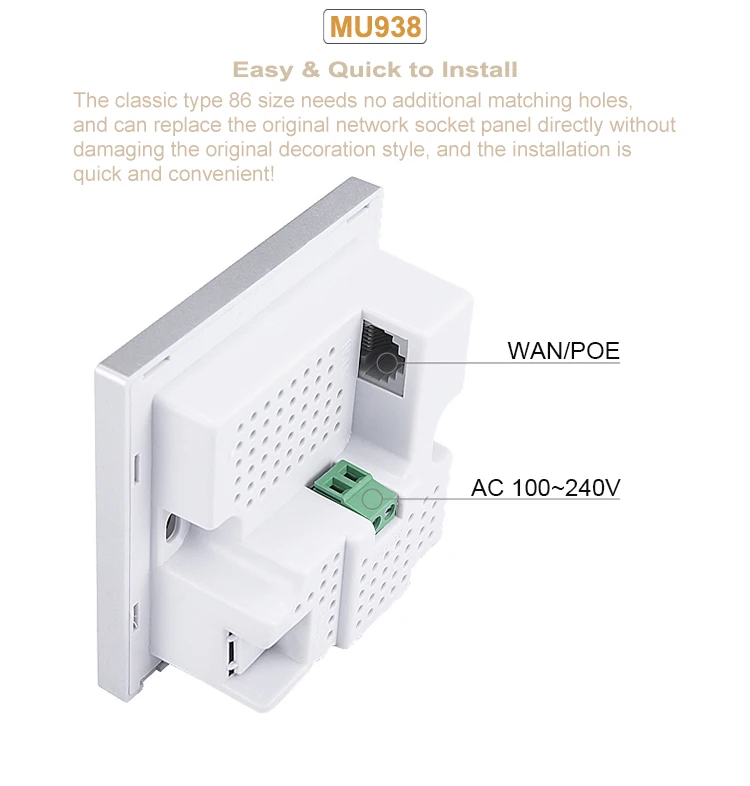 300 Мбит/с в стены Беспроводной точка доступа AP маршрутизатор для гостиницы Wi-Fi проект мини-репитер WiFi умный дом RJ45 USB WPS Шифрование