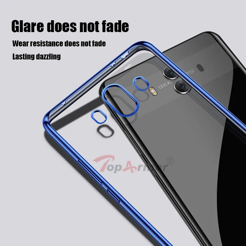 Для Huawei Mate 10 10Pro Nova2 Clear Nova 2Plus чехол покрытие прозрачный мягкий TPU для Enjoy7/Y6 Pro 2017