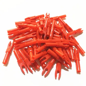 

50pcs/lot 6 Color Arrow Nocks For ID 4.2mm Archery Carbon Fiberglass shaft Free Shipping