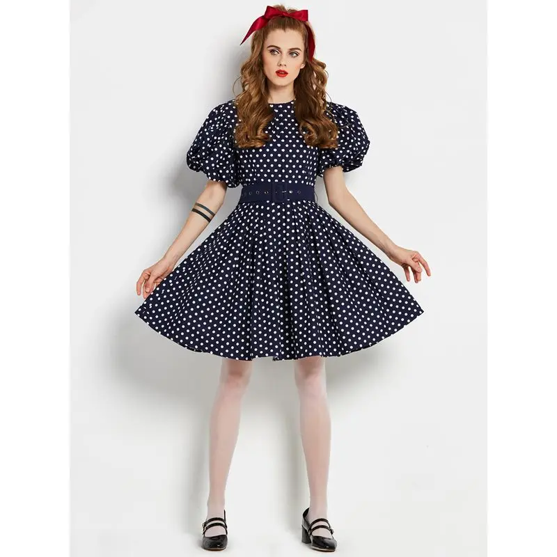 retro mini aline dress