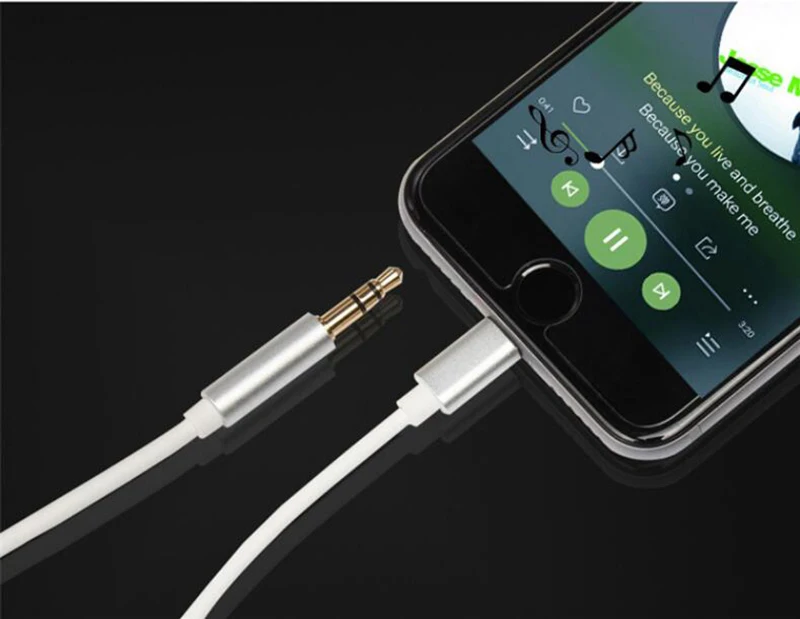 Evewhe для Lightning до 3 5 мм аудио кабель автомобиля AUX iPhone 7 8 X XR адаптер передача папа к