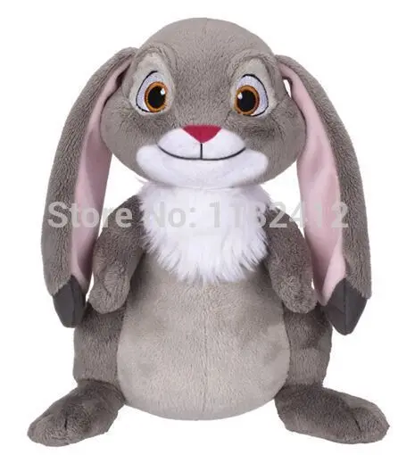 

Cute Clover Rabbit Gray Bunny Plush Doll Stuffed Animal 25CM 10'' Cute Soft Toys for Children Girls Kids Gifts