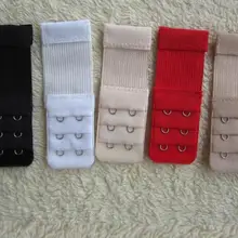 2 шт./3 ряда 2 Крючки из нержавеющей стали эластичный удлинитель для бюстгальтера свободное нижнее белье удлиненная Пряжка Регулируемый женский бюстгальтер сзади застежка