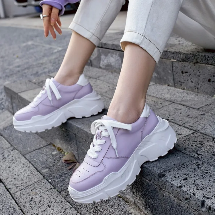Purple chunky sneakers Clearance